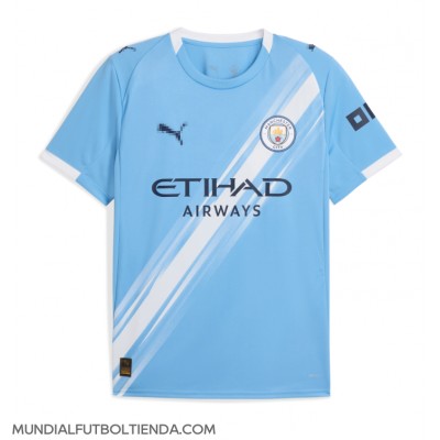 Camiseta Manchester City Jeremy Doku #11 Primera Equipación Replica 2025-26 mangas cortas Camiseta Manchester City Jeremy Doku #11 Primera Equipación Replica 2025-26 mangas cortas